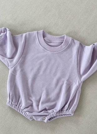 Baby Cotton Winter Onesie – 0–24 Months