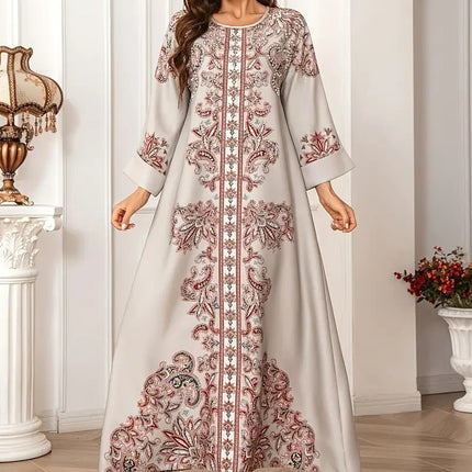 Traditional Design Long Dress