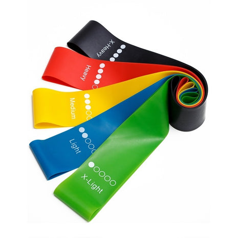 Yoga Resistance Rubber Bands Indoor Outdoor Fitness Equipment Pilates Training Workout Elastic Bands