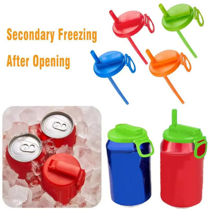 Reusable Soda Can Lid & Straw Cap