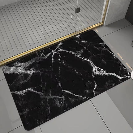 Bathroom Diatom Mud Non-Slip Absorbent Square Floor Mat