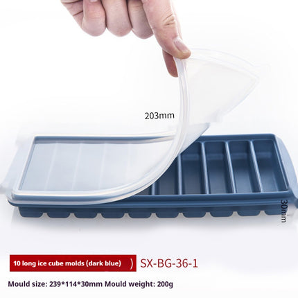 Long Strip Silicone Ice Tray