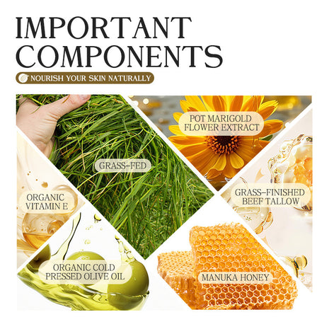 كريم مرطب بالعسل ودهن البقر من MYMHFP