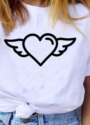 Cute 90s Love Short Sleeve T-shirt