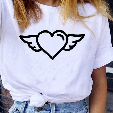 Cute 90s Love Short Sleeve T-shirt