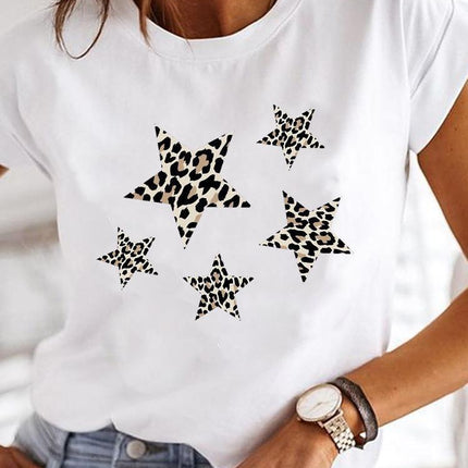 Crew Neck Casual Printed T-shirt