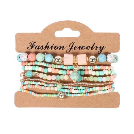 Pulsera de Cuentas Artesanales Bohemias
