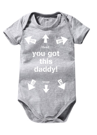 Cotton Baby Siamese Triangle Romper - 0-24 Months