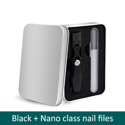 Splash-Resistant Stainless Steel Nail Clipper Set