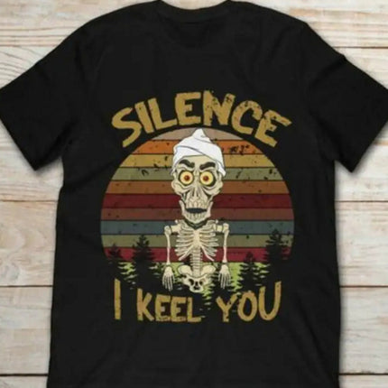 Men's Printed Short Sleeved Round Neck T-shirt