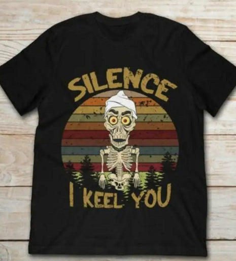 Camiseta de cuello redondo y manga corta estampada para hombre