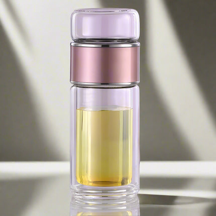 Tea Double-layer Glass Separation Cup