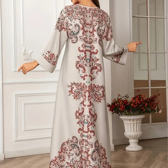 Traditional Design Long Dress