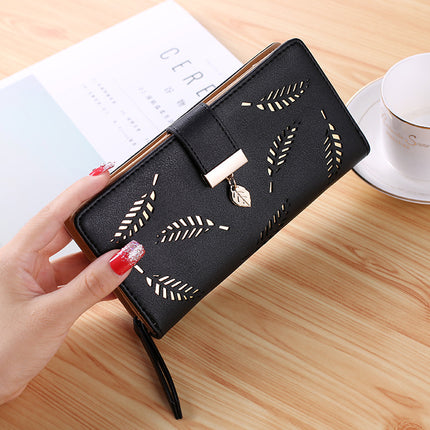 Hollow Leaf Card Wallet