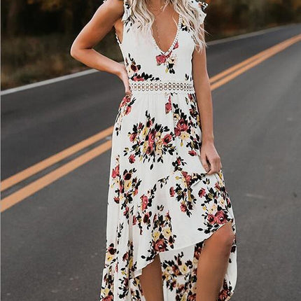 Sleeveless Irregular Dress