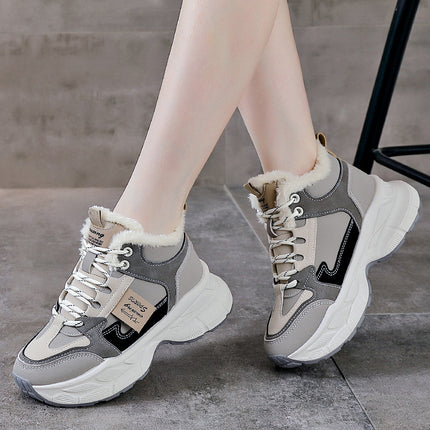Winter Thermal Fleece-lined Sneakers