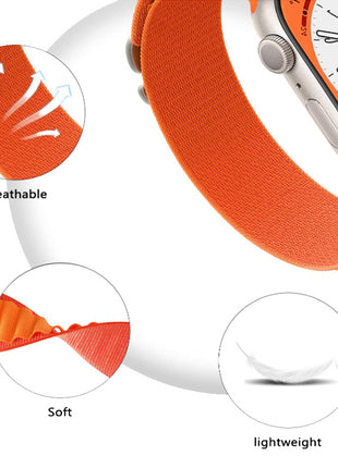 Apple Watchモデルに適用されるナイロンループ織りストラップ