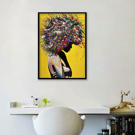 Niña de las flores - 60x90 cm