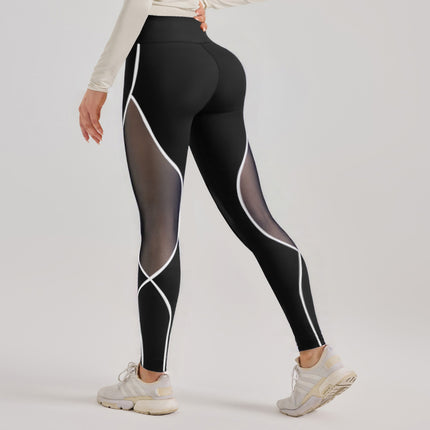 Mesh High Waist Yoga Pants