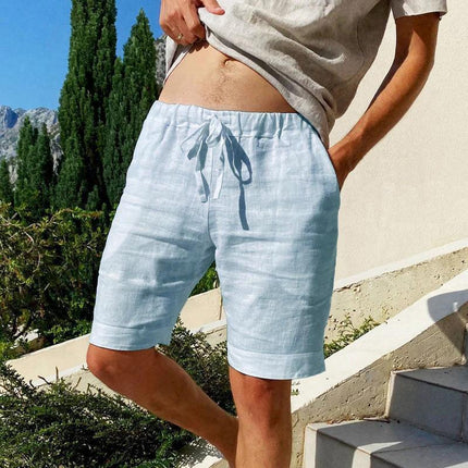 Casual Loose Cotton And Linen Shorts