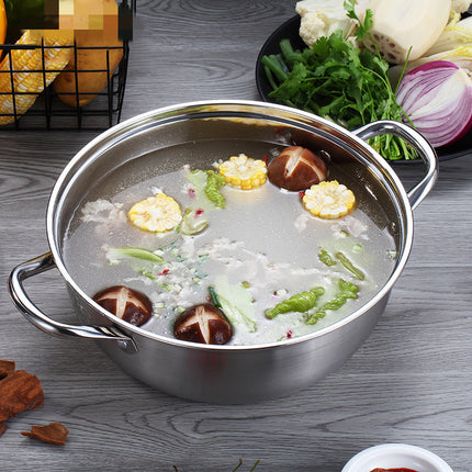 Stainless Steel Two-Flavour Hot Pot