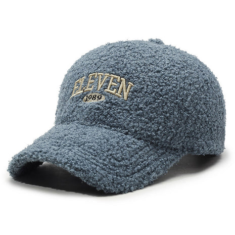 Winter Lambskin Thickened Warm Baseball Cap