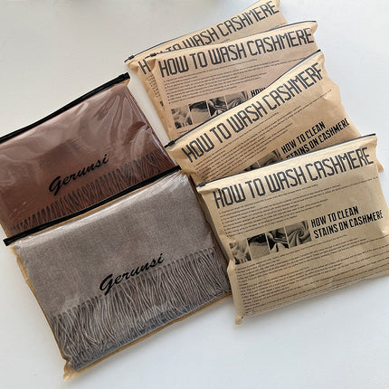 Tassel Cashmere Scarf