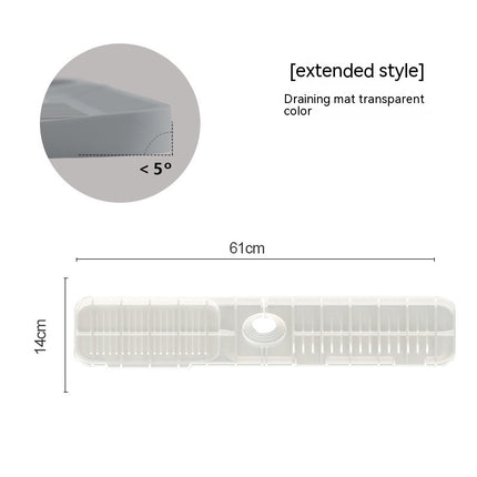 Faucet Silicone Mat Anti-splash with Drain