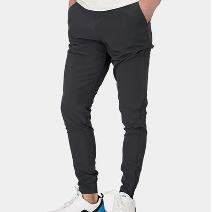 Business Slim Fit Narrow Bottom Pocket Zipper Trouser