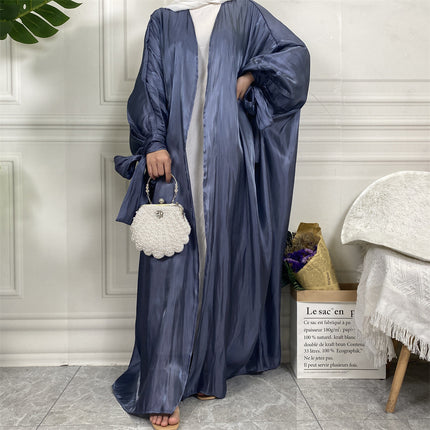 Leisure Fashionista Satin Abaya