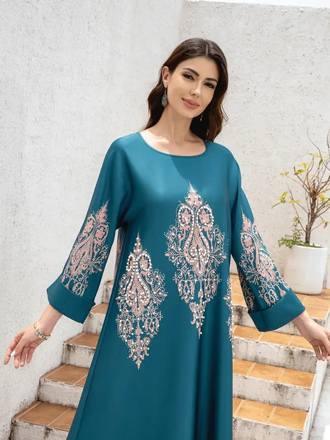Vestido Largo Floreado
