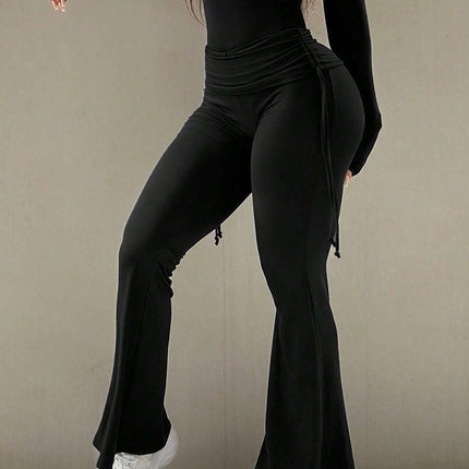 Flared Slimming and Versatile Sport Pants
