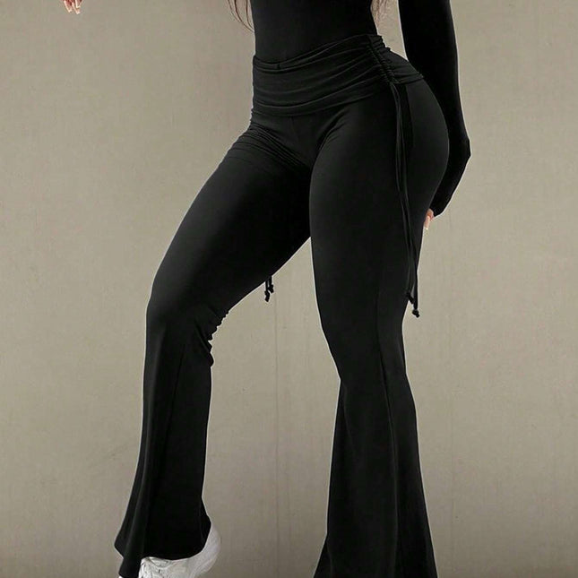 Flared Slimming and Versatile Sport Pants