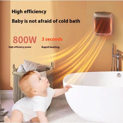 Mini Wall-Mounted Fan Heater