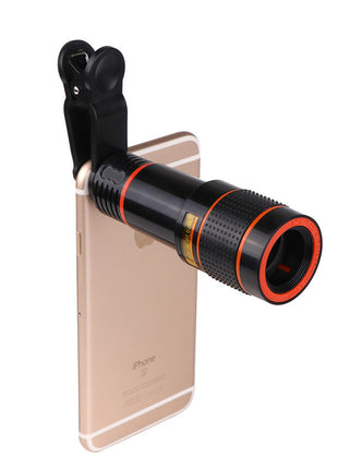 Clip-On Zoom Retractable Telescope Camera Lens for Phone
