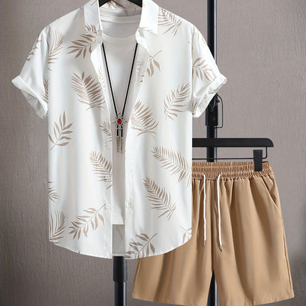 New Style Shirt Shorts 3D Printed Two-piece Set