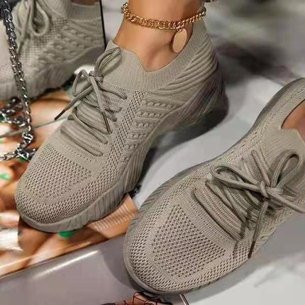 Thick Bottom Solid Color Sneaker