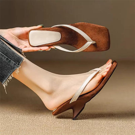 Simple Wedge Flip-flops Heels