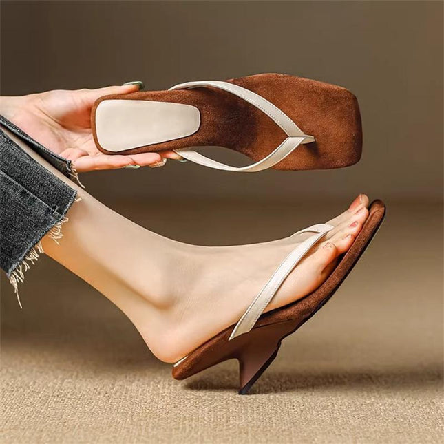 Simple Wedge Flip-flops Heels