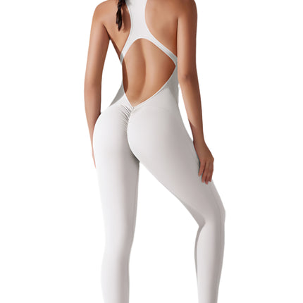 Solid Beauty-back Long Pants Yoga Fitness Running Dance Slim Bodysuit Women Sports Clothing