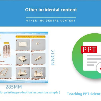Scientific Experiment Wind Generator Manual Diy Material Package