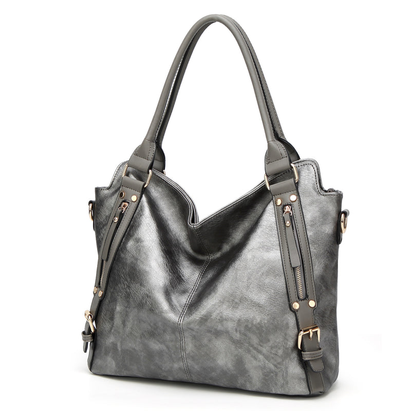 Vintage Leather Tote Bag