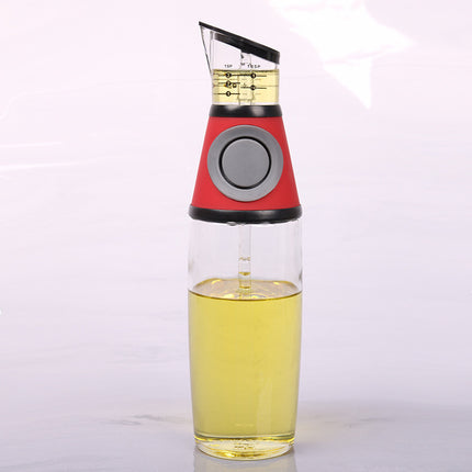 Glass Oil Dispenser Bottle with Measurement