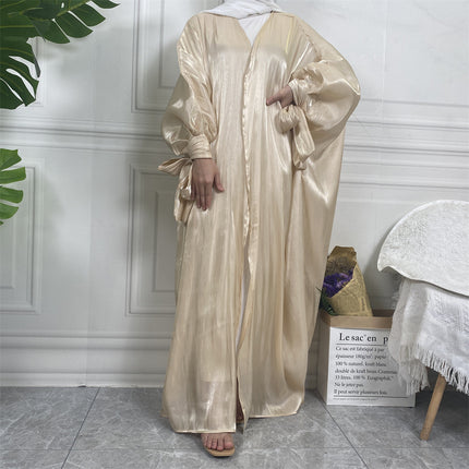 Leisure Fashionista Satin Abaya