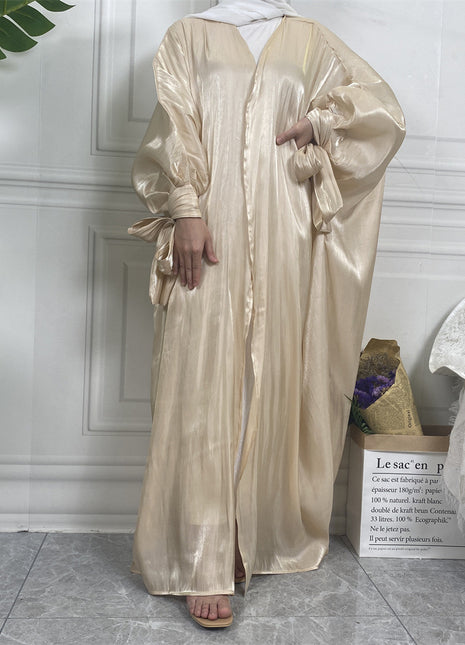 Abaya de satén "Leisure Fashionista"