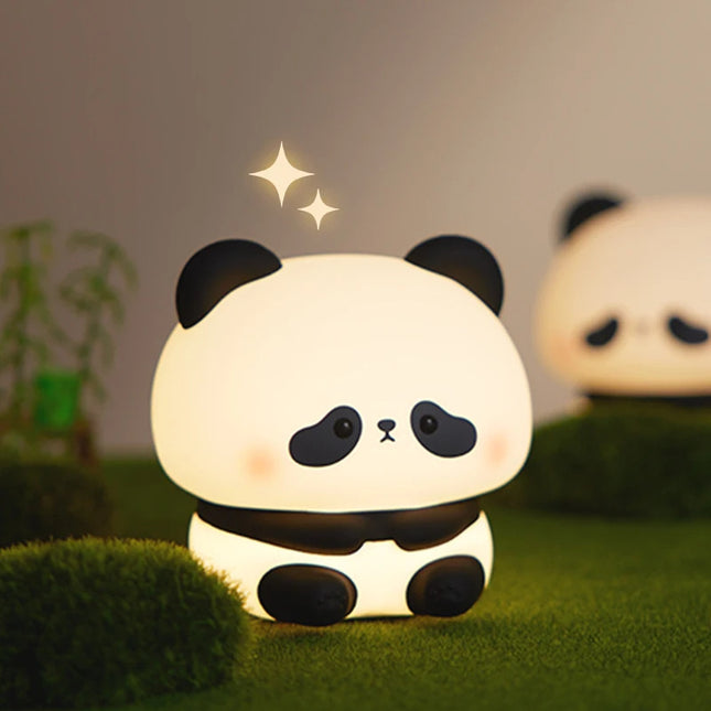 Cute Panda Silicone LED Night Light Touch