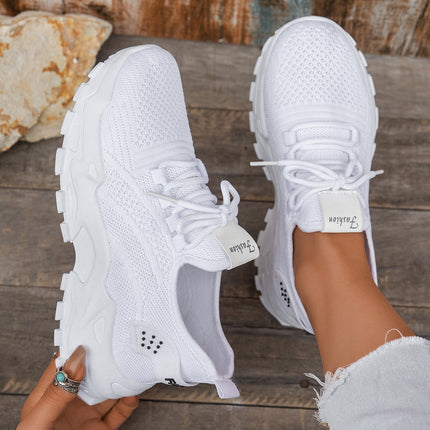 Fly Knit Mesh Thin Breathable Sports Shoes