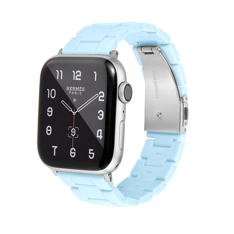 Resin Butterfly Buckle Watch Band for Apple Watch