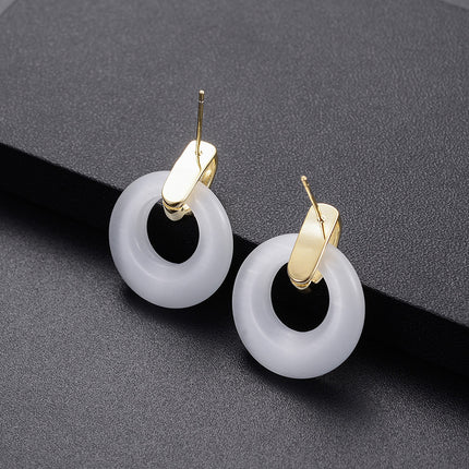 Fashionable Circle High-end Earrings