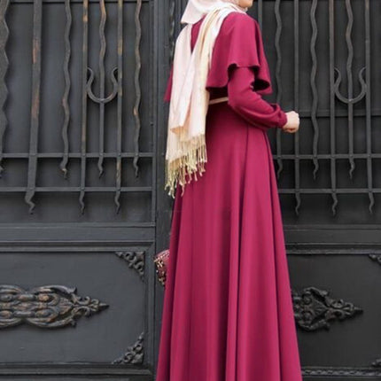 Elastic Sunshine Linen Plus Size Abaya